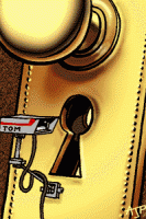 Peeping cam